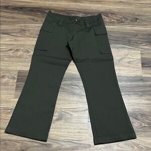 Lipstick Boutique Olive Green Cargo Flare Pants
